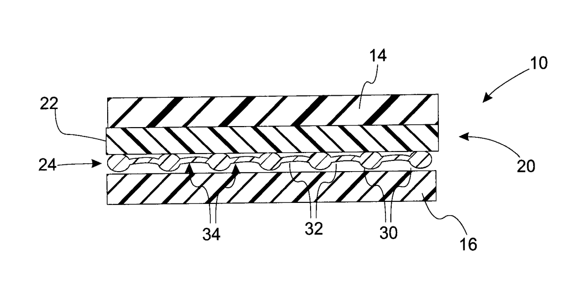 Patent drawing for Water management building wrap