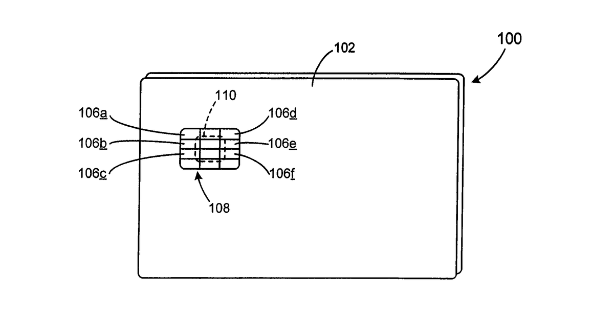 Patent drawing for Smartcard transaction method and system using facial scan recognition