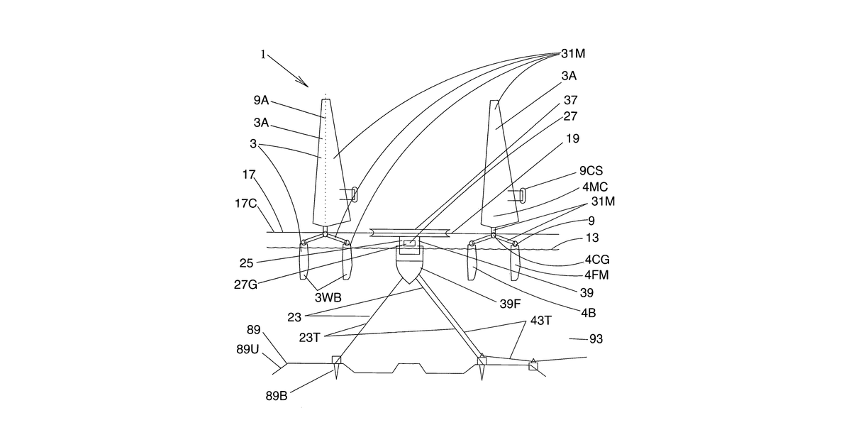 Patent drawing for Fluid-dynamic renewable energy harvesting system