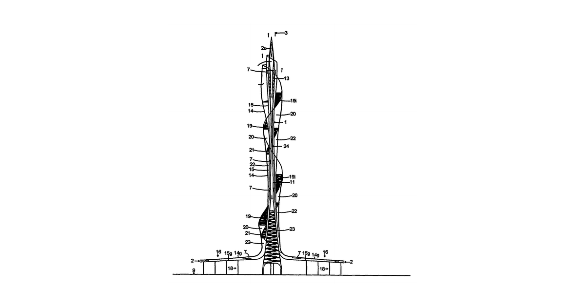 Patent drawing for Power generation from solar and waste heat