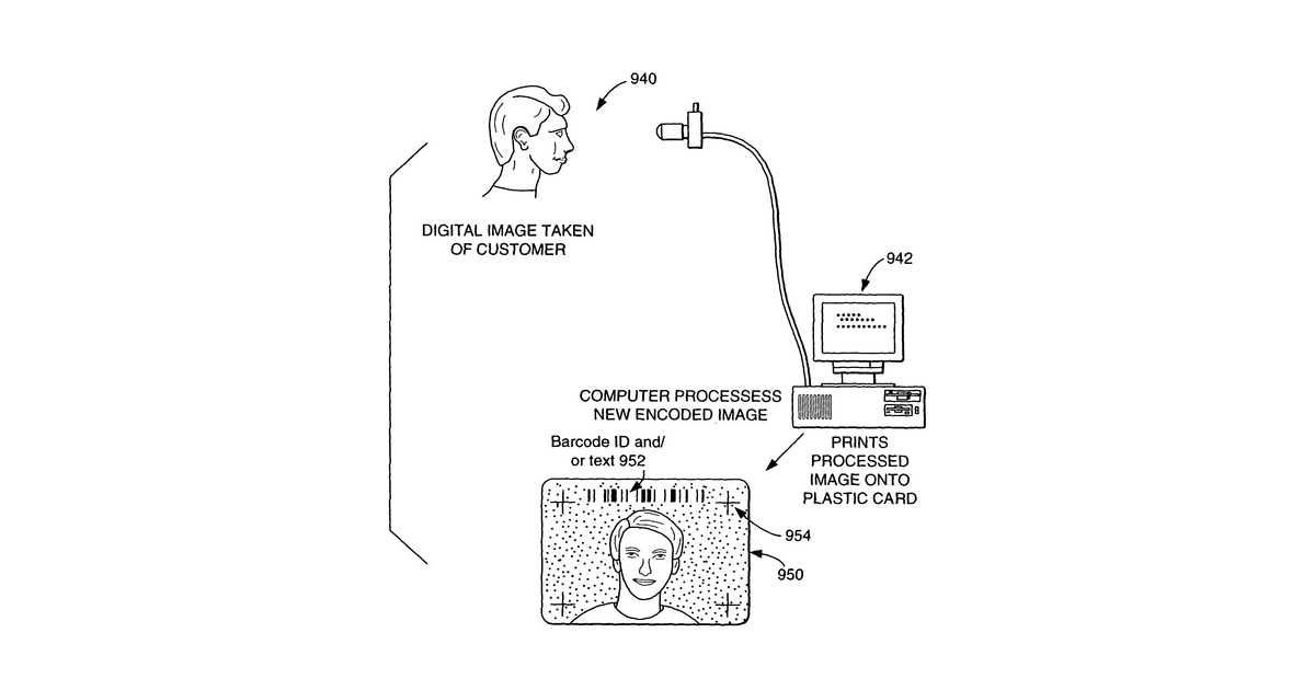 Patent drawing for Digital authentication with digital and analog documents