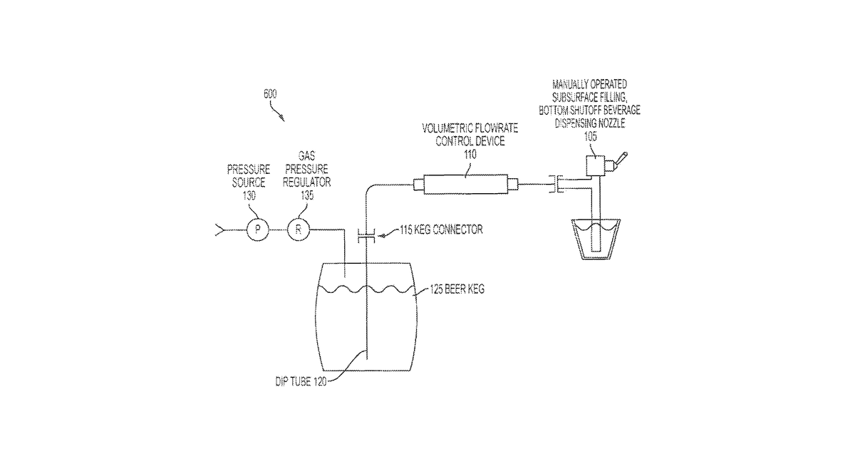 Patent drawing for Beverage cooling system