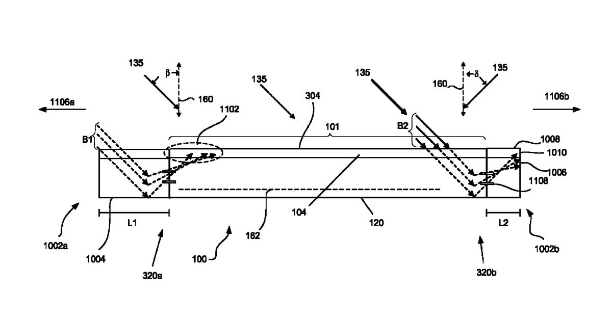 Patent drawing for Solar collector with end modifications
