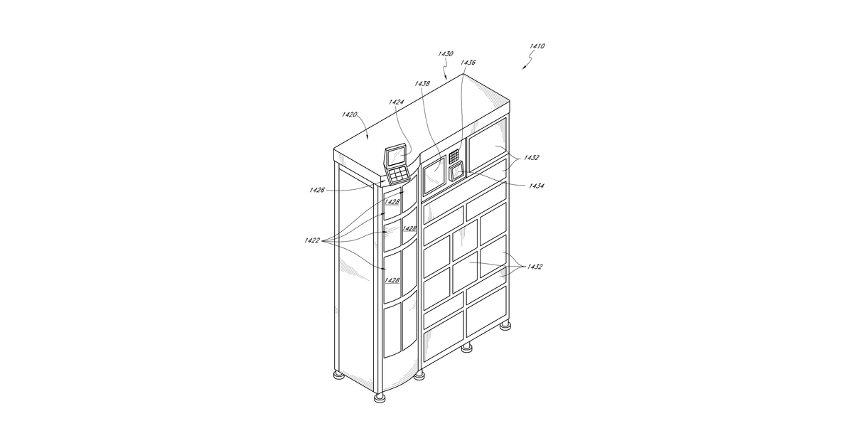 Patent drawing for Combination disposal and dispensing apparatus and method