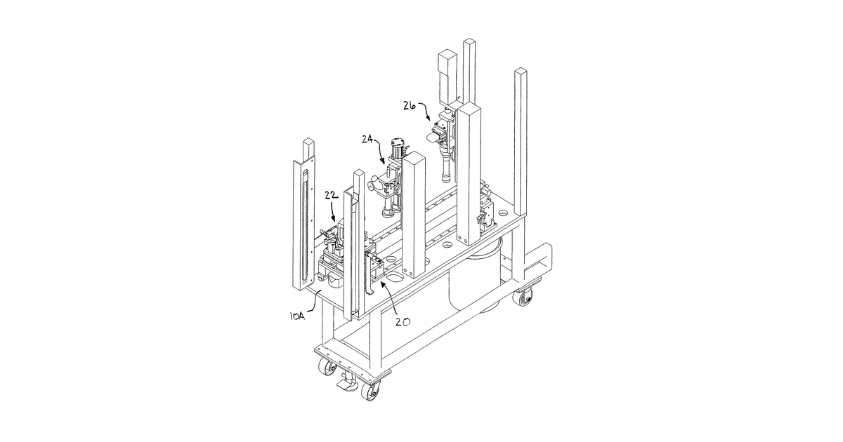 Patent drawing for Apparatus for inspecting a vehicle brake component and method for performing such inspection