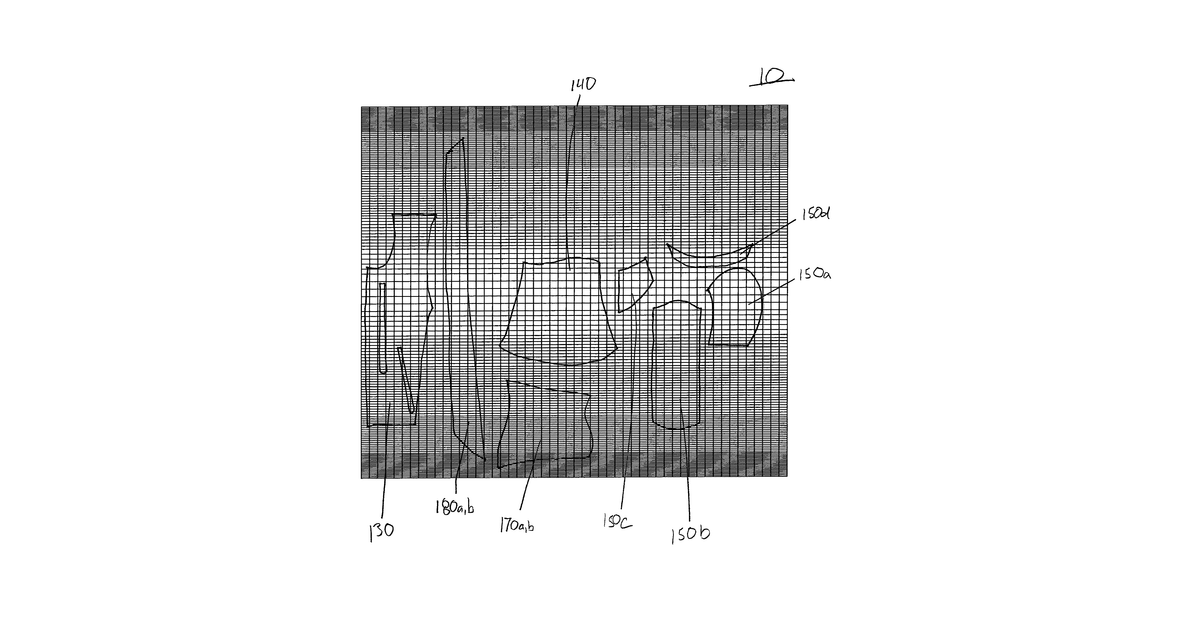 Patent drawing for Variegated ripstop