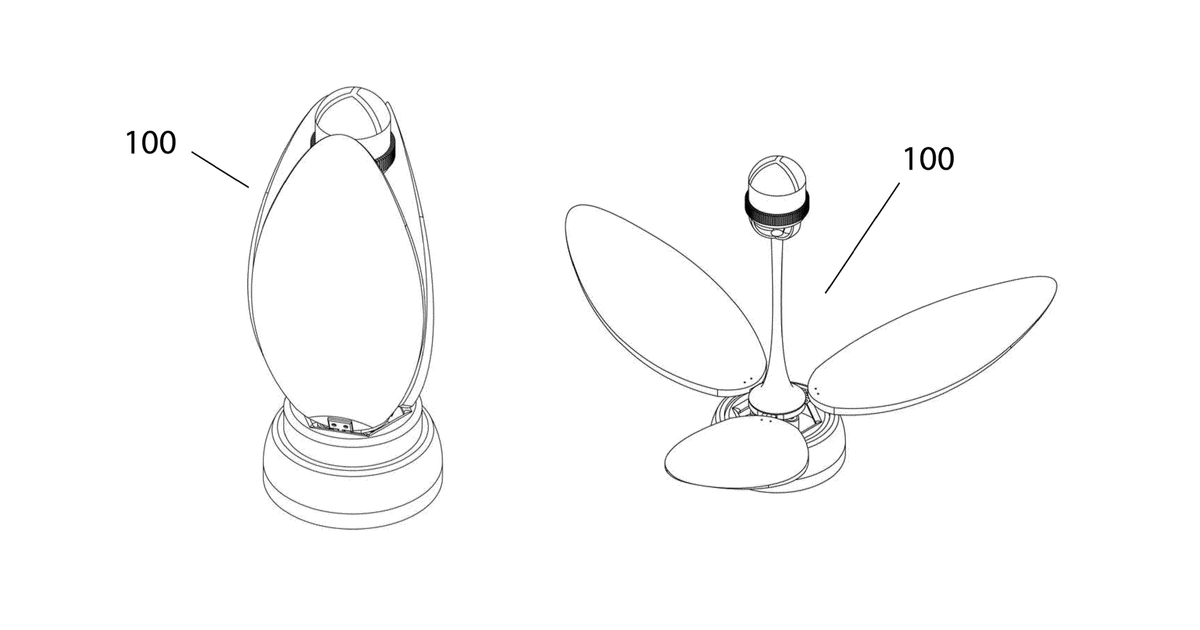 Patent drawing for Portable, durable, integrated solar power generation device