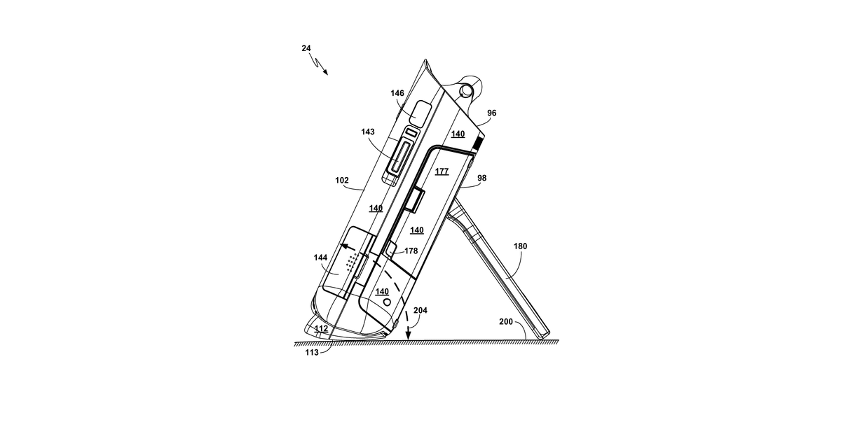 Patent drawing for Modular medical device programmer