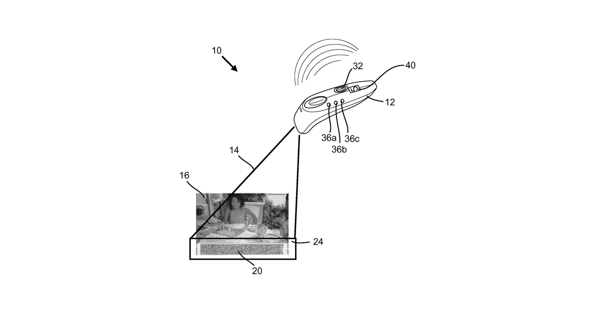 Patent drawing for Systems and methods for generating, reading and transferring identifiers