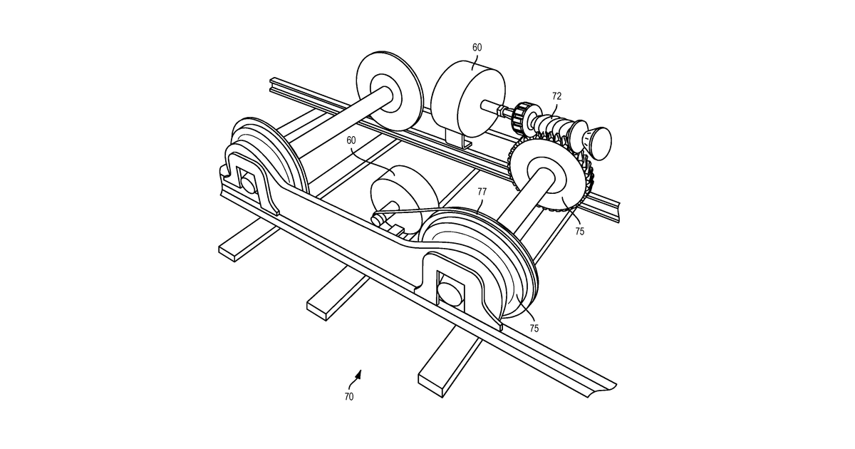 Patent drawing for Power generating system using wasting energy from moving objects