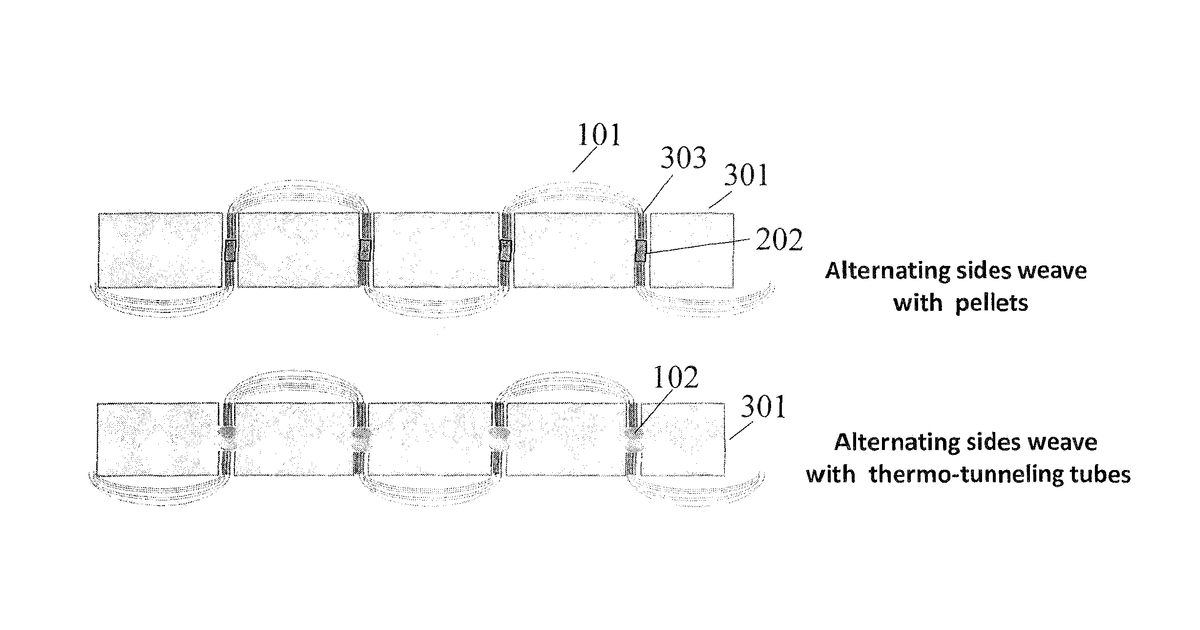 Patent drawing for Distributed thermoelectric string and insulating panel