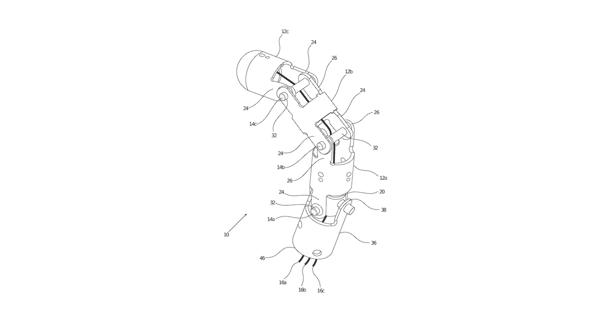 Patent drawing for Orientation controller, mechanical arm, gripper and components thereof
