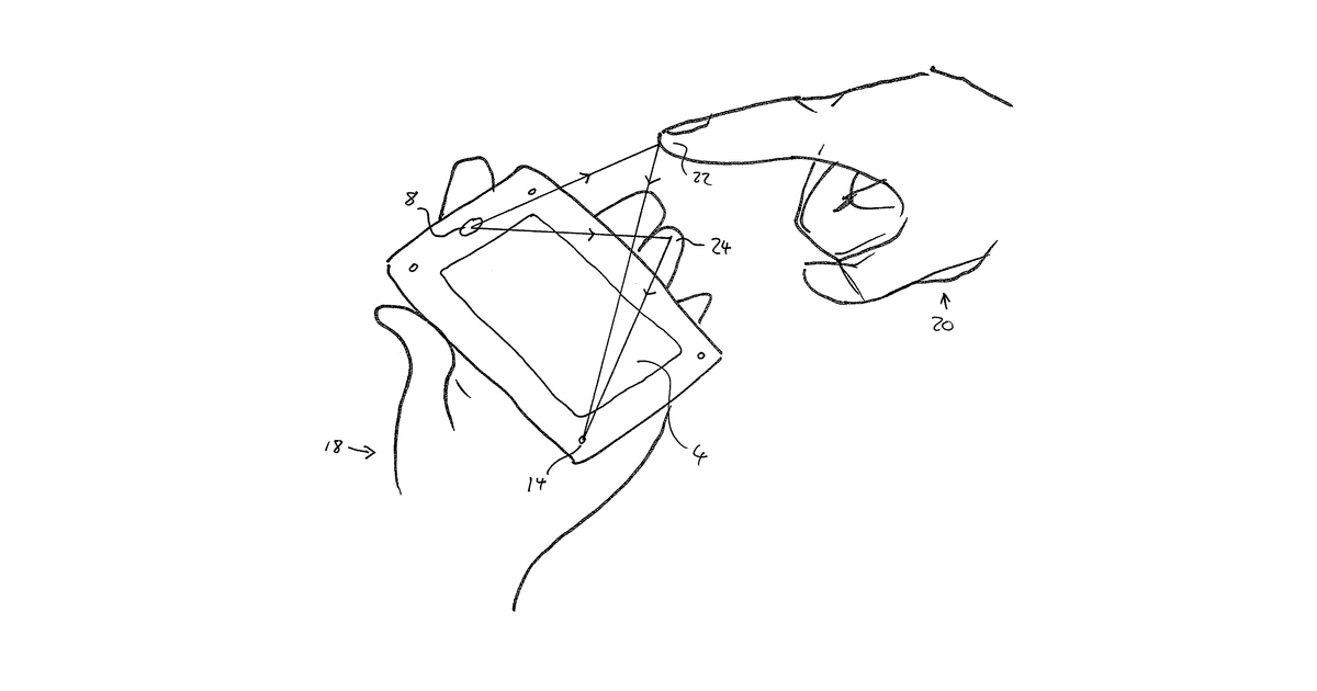 Patent drawing for Acoustic motion determination