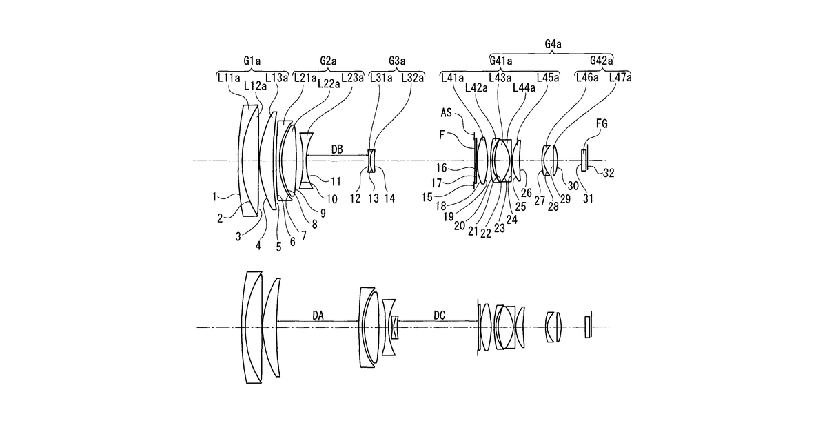 Patent drawing for Zoom lens unit and camera