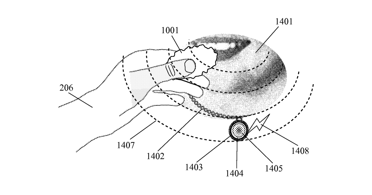 Patent drawing for Smart watch and food-imaging member for monitoring food consumption