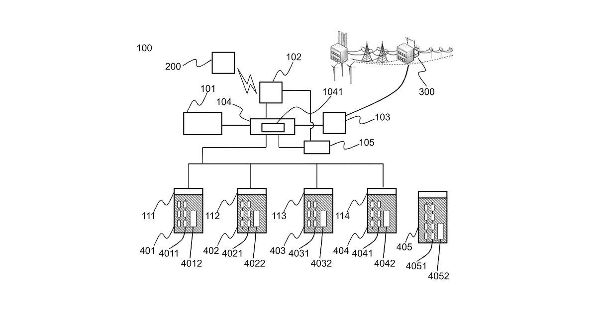 Patent drawing for Electric vehicle battery exchanging system for reuse applications