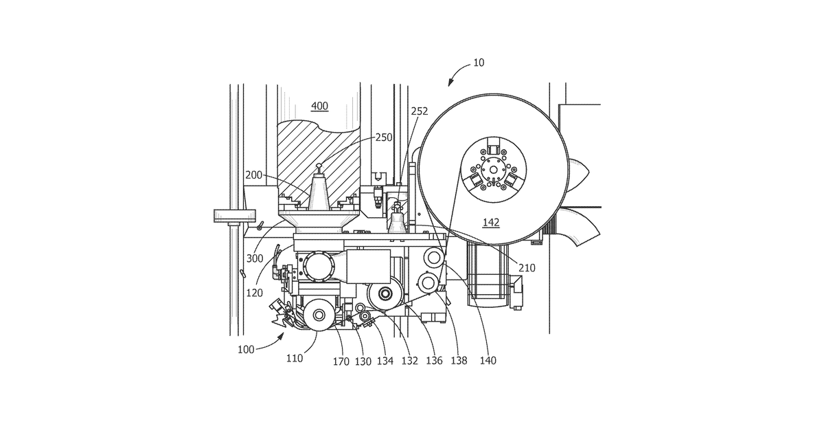 Patent drawing for Weld assembly for ultrasonic additive manufacturing applications