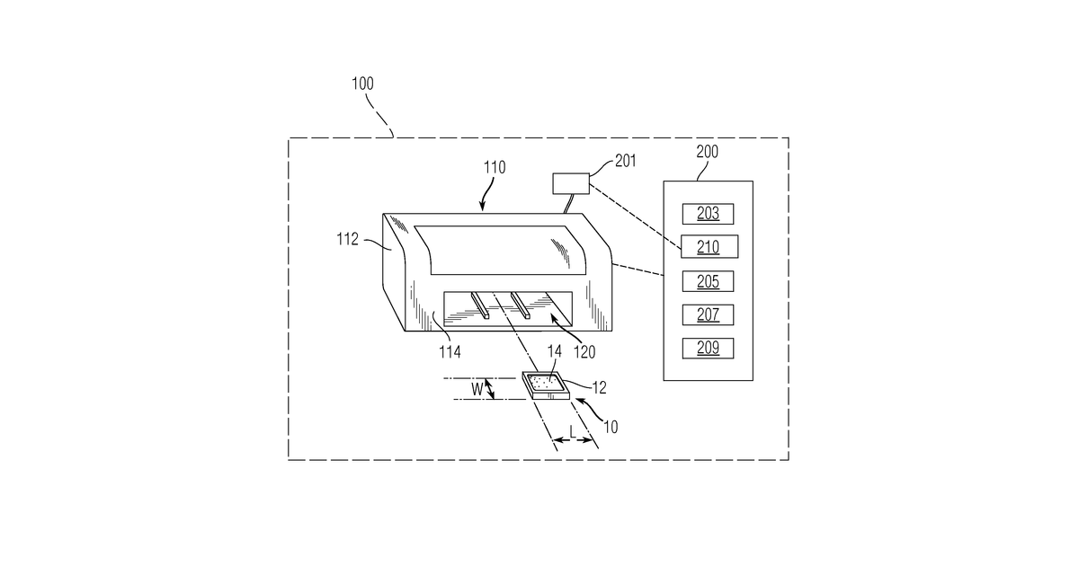 Patent drawing for Device and method for producing a customized cosmetic composition