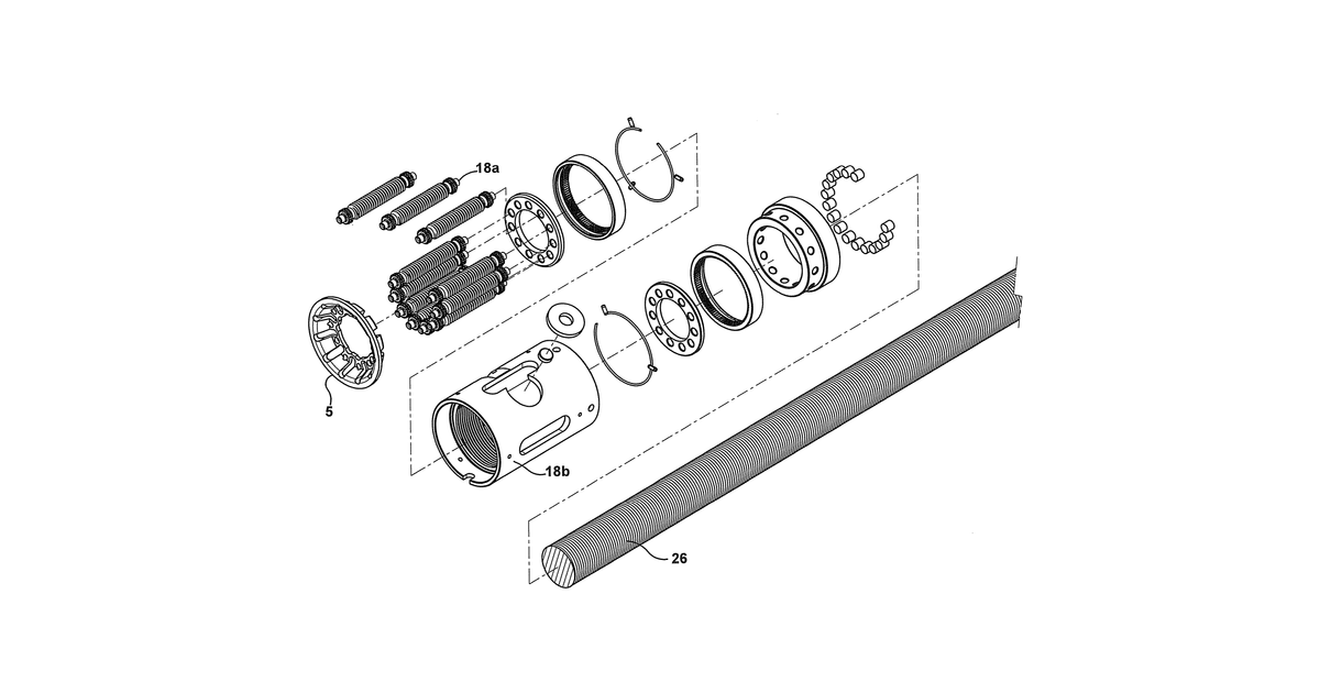 Patent drawing for Mechanical actuator
