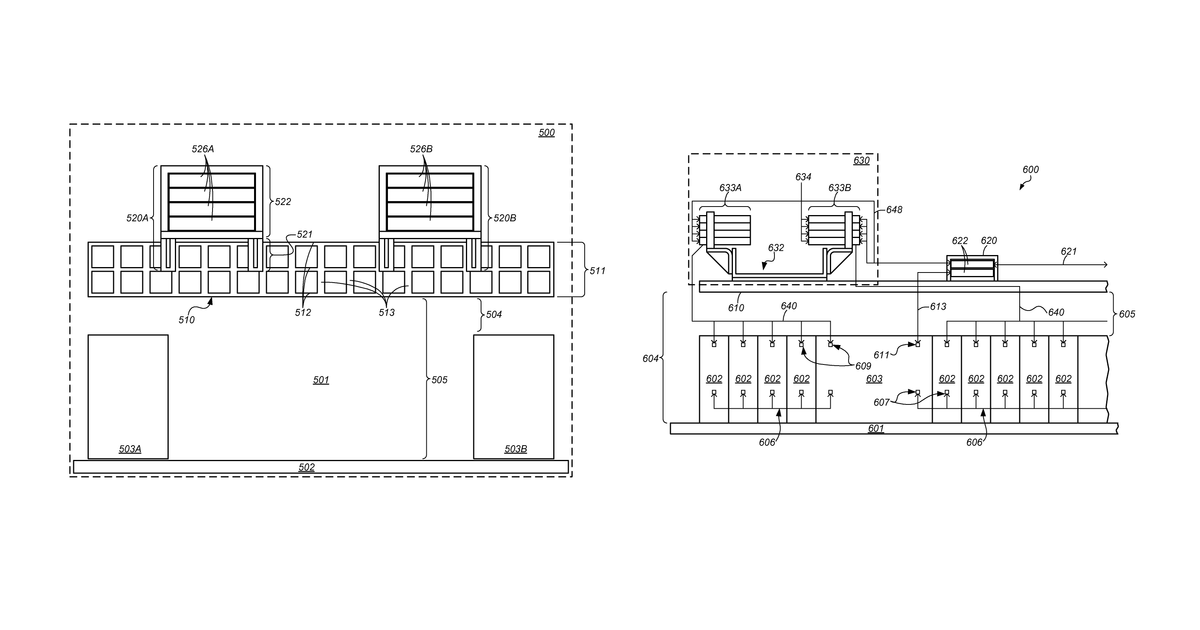 Patent drawing for Transverse console switch bridge