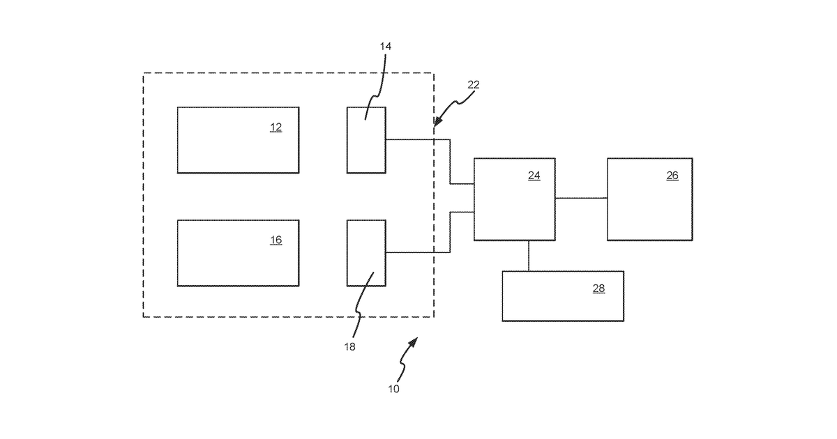 Patent drawing for Dual lens digital zoom