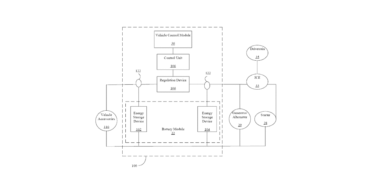 Patent drawing for Optimized fuzzy logic controller for energy management in micro and mild hybrid electric vehicles
