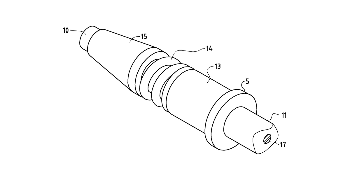 Patent drawing for Gapping measurement sensor for HV connector