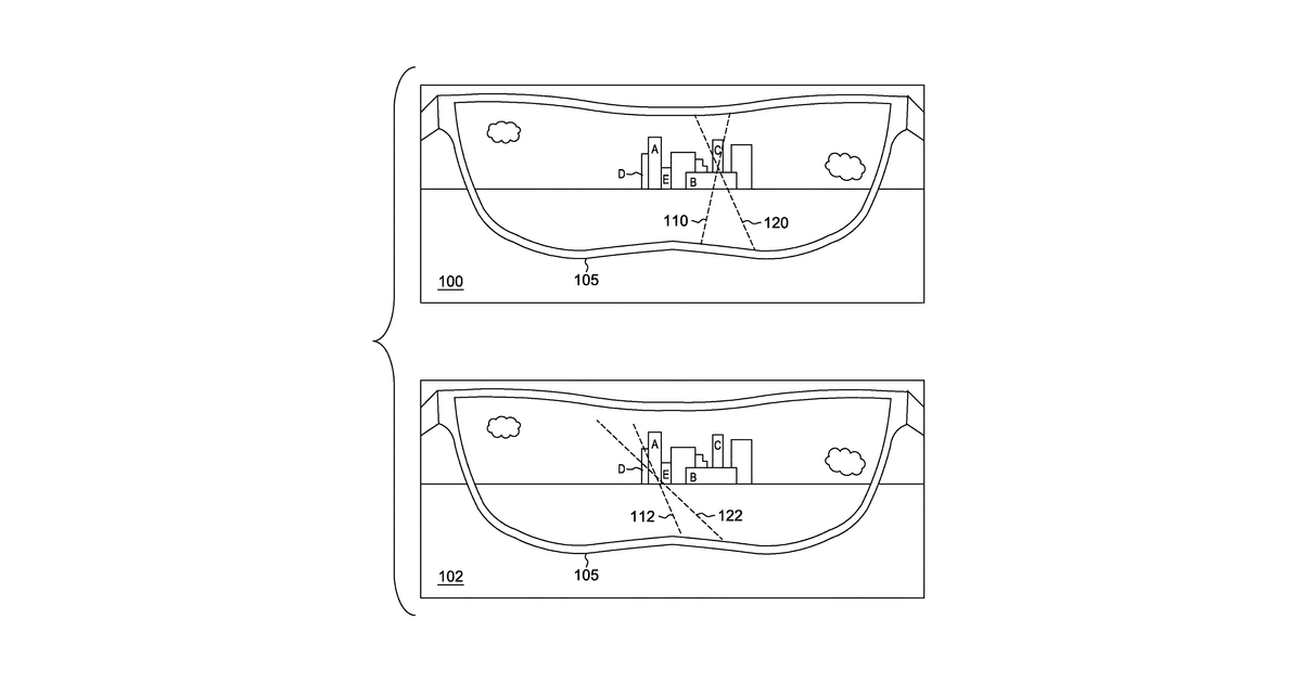Patent drawing for Eye gaze direction indicator