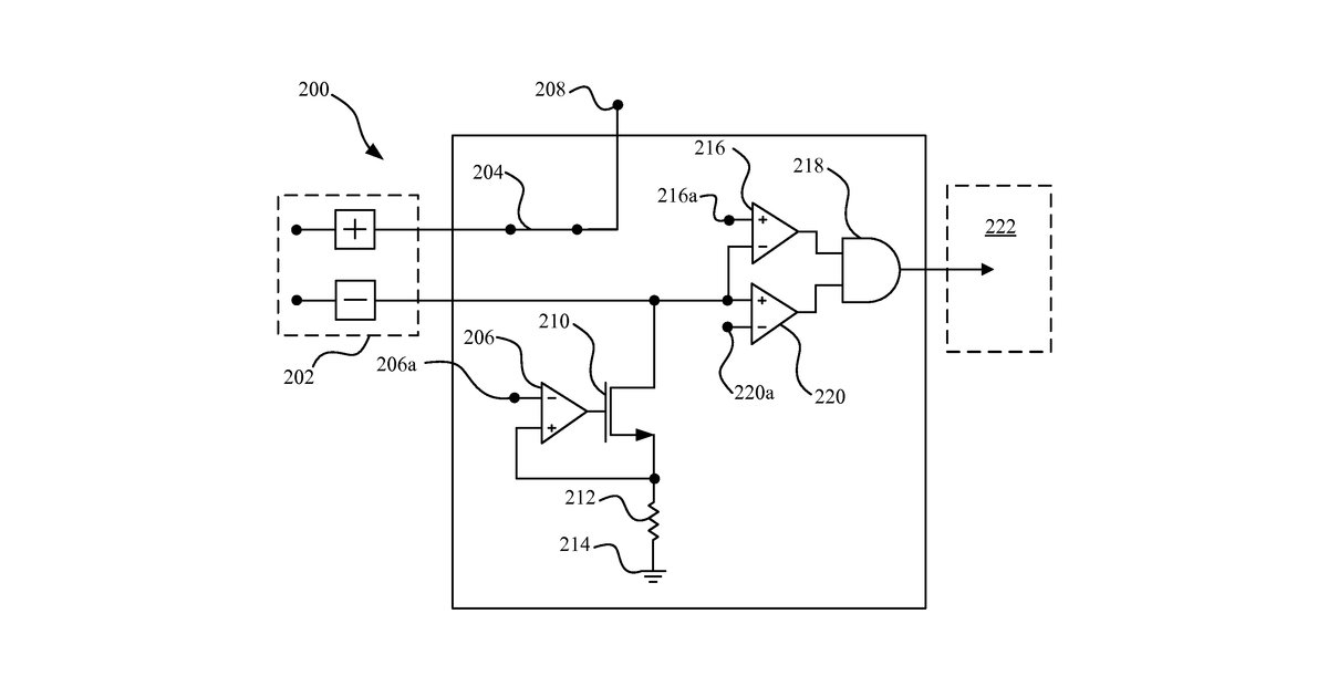 Patent drawing for Moisture ingress sensors