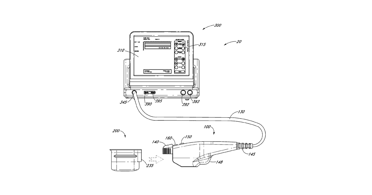 Patent drawing for Reflective ultrasound technology for dermatological treatments