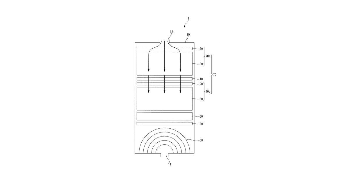 Patent drawing for Complex filter and water purifier including complex filter