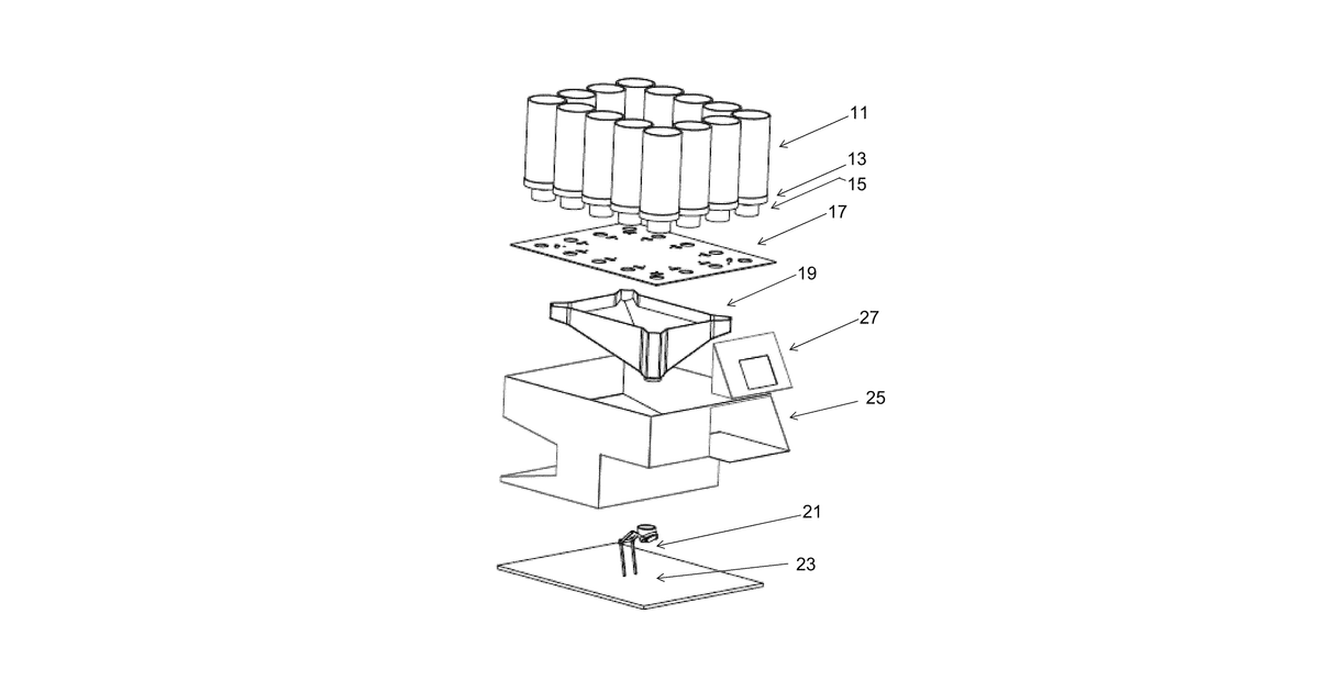Patent drawing for Systems for custom coloration