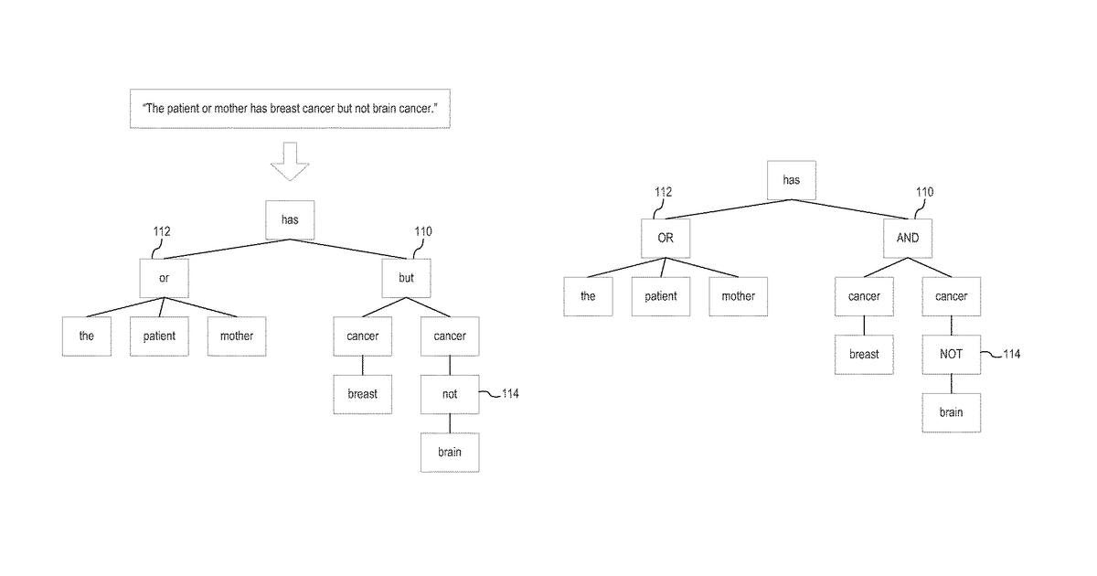 Patent drawing for Natural language processing utilizing transaction based knowledge representation