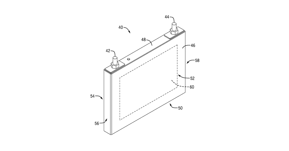 Patent drawing for Electrolytes for low impedance, wide operating temperature range lithium-ion battery module