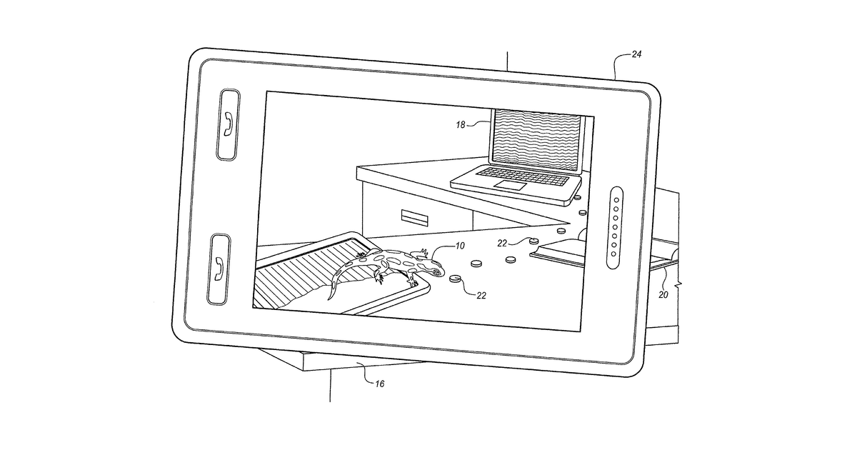 Patent drawing for Augmented reality representations across multiple devices
